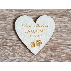 Hochzeitsmagnete B-Lab 55x55x3mm