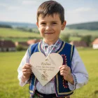 Drevená tabuľka 17cm-Rodina je tam