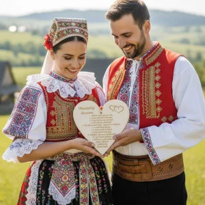 Wooden plaque 17cm - Marriage Decalogue 2