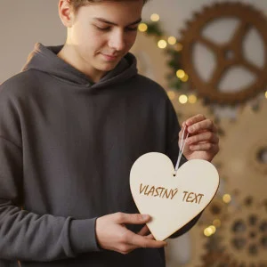 Drevená tabuľka 17cm-Vlastný text 2