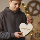 Drevená tabuľka 17cm-Vlastný text