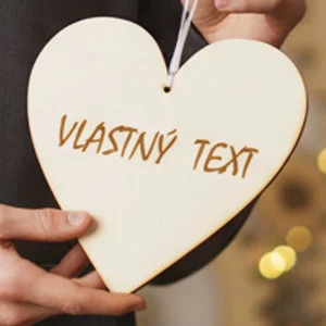 Wooden plaque 17cm - Custom text