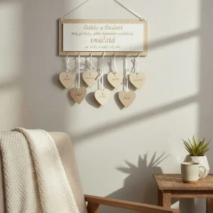 Table 30x15cm for grandma and grandpa (up to 7 hearts) 2