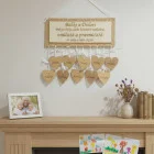 Tabelle 30x15cm für Oma und Opa (bis zu 10 Herzen)