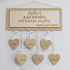 Tabelle 30x15cm für Opa (bis zu 10 Herzen)