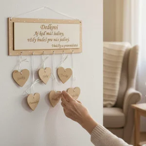 Table 30x15cm for grandpa (up to 10 hearts) 2