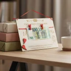 Geschenk zum 18. Geburtstag Holztafel 30x22cm