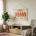 Was ist ein 50er Holzschild 30x22cm?