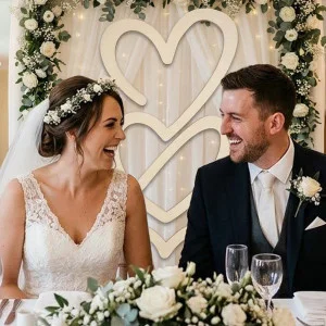 Decoration three hearts height 83cm 2