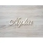 Nápis "Naptár" s opálenými hranami k rodinnému kalendáru