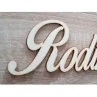 Drevený rodinný kalendár typ B s nápisom "Rodinný kalendář" CZ