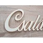 Holz Familienkalender Typ C mit der Aufschrift "Familie"