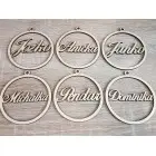 Namen in der 8 cm Schneeflocke Preis pro Stück