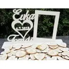 Fotorámik s menami a dátumom