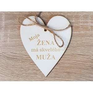 Produkt - Herz mit Zitat für Frauen 8,5x10 cm