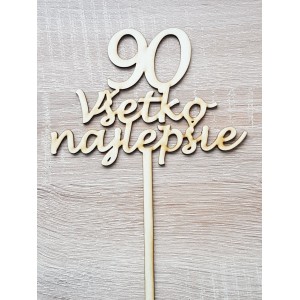 Wooden stake all the best 90