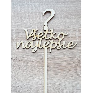 Wooden stake all the best number for a custom fit