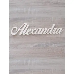 Product-Wooden Name for Decoration