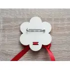 Holzstift mit dem Namen-Blume