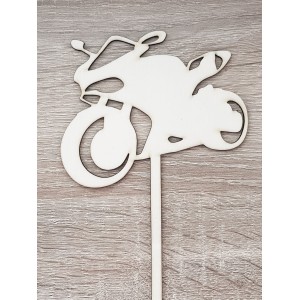 Holzpflöcke für Motorräder, Straßenbreite 12 cm