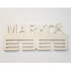 Drevený vešiak na medaily s menom hokejista 45cm