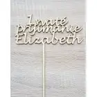 Drevený zapich 1.sväté prijímanie s MENOM Elizabeth