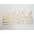 Držiak na medaily s menom rybár 45cm