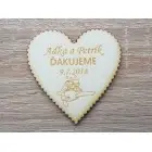 Hochzeitsmagnet für Ehepaare im Flugzeug 55x55x3mm