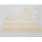 Graduation gift - Mvdr. stand with a custom name