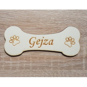Hundeknochen-Schild 20x8cm