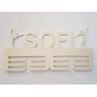 Držiak na medaily s menom mažoretka a gymnastka 45cm