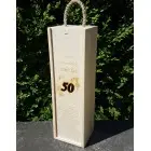 Holzverpackung für Wein