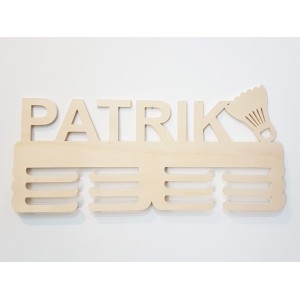 Medal hanger for badminton 2