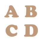 ALPHABET-Buchstaben und Zahlen