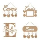 Name with birth details – name on the wall